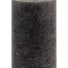 Kerzen | Nanu-Nana Kerze Rustik, Lara, Dunkelgrau, 12 Cm