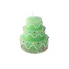 Kerzen | Nanu-Nana Kerze Geburtstag, Tortenform, Hellgrun, 6 X 7 Cm