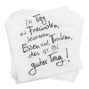 Tischwasche | Nanu-Nana Serviette Guter Tag, 20 Stuck