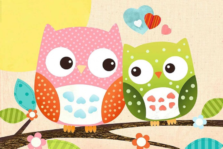 Kinderzimmer | Nanu-Nana Poster Sweet Owl - Hello, Nr. 49